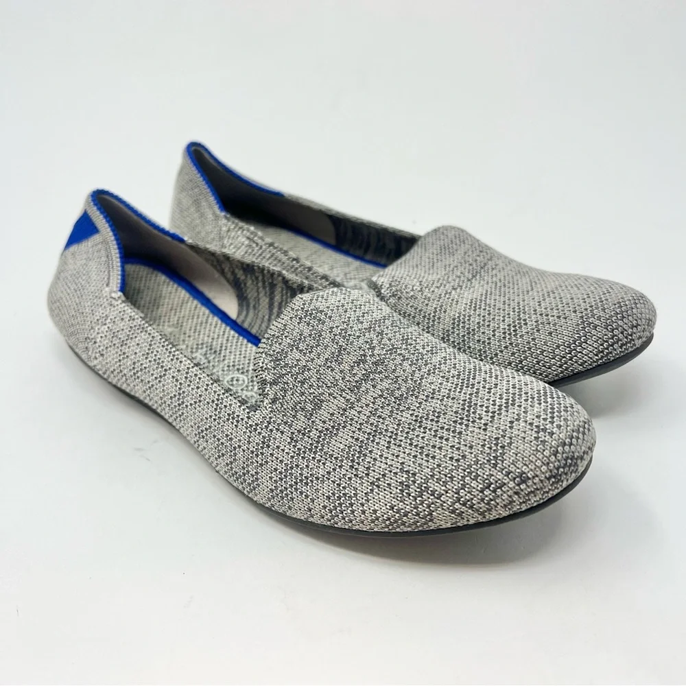 Rothy's Heather Grey Loafer Size 6 Slip-On Comfortable Casual Rounded Toe